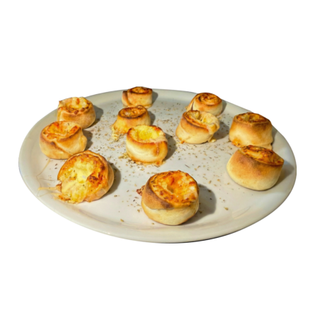 Gefüllte Pizzabrötchen